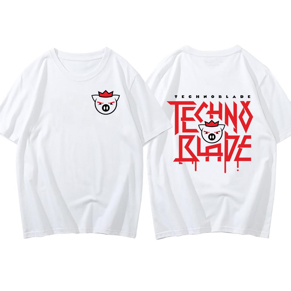 

Каваи Одежда Technoblade Dream Smp Футболка Унисекс Летняя Футболка Короткий Рукав Парная Одежда Европа и Америка Уличная Одежда Топы 4XL