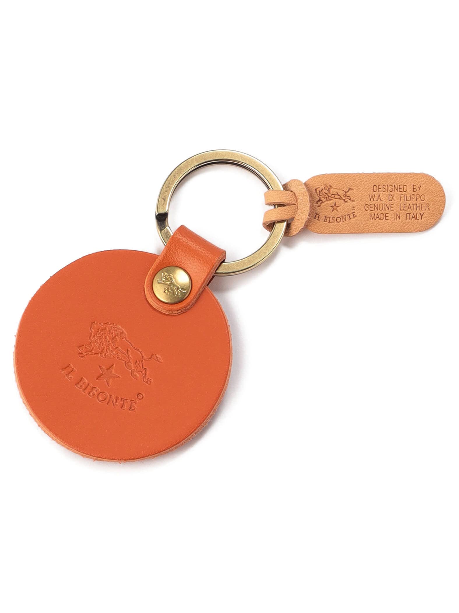 

Брелок для ключей F Оранжевый [Il Bisonte] 54_1_54222309150 оранжевый