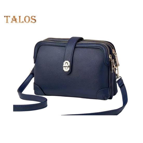 

Женская сумка через плечо со съемным регулируемым плечевым ремнем, множество карманов, сумка через плечо или кошелек для телефона, косметичка из искусственной кожи для путешествий синий