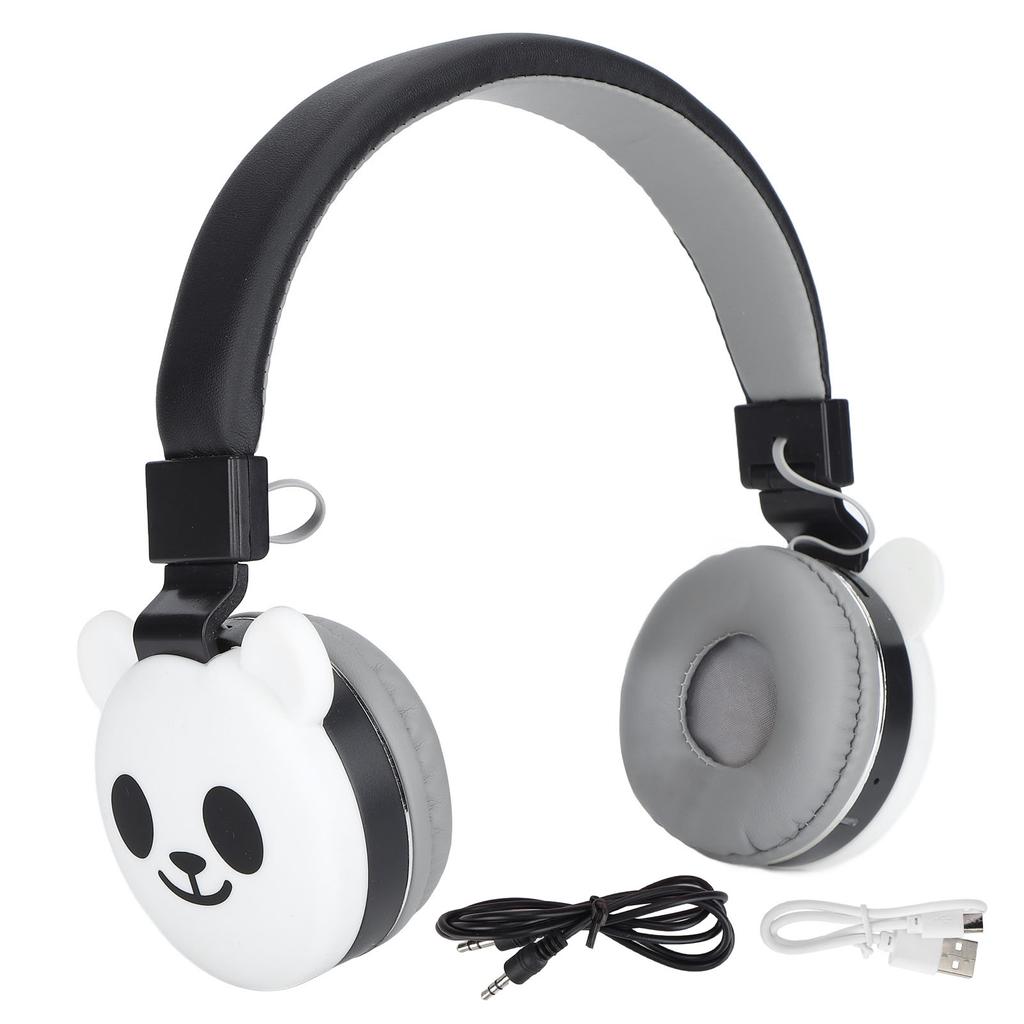 Children s Headset Cute Animals Bluetooth 5.0 Kids Headphones with Mic for Children