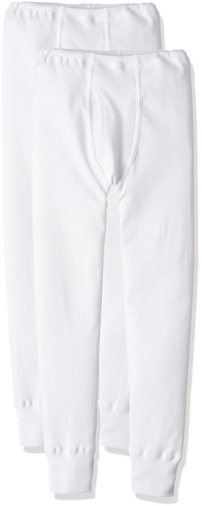 Gunze Warm Set of Size 140 to Japanese Size Boys' Tights, Children's Underwear, Thickness, 100% Cotton, 2, White, (Equivalent 140)