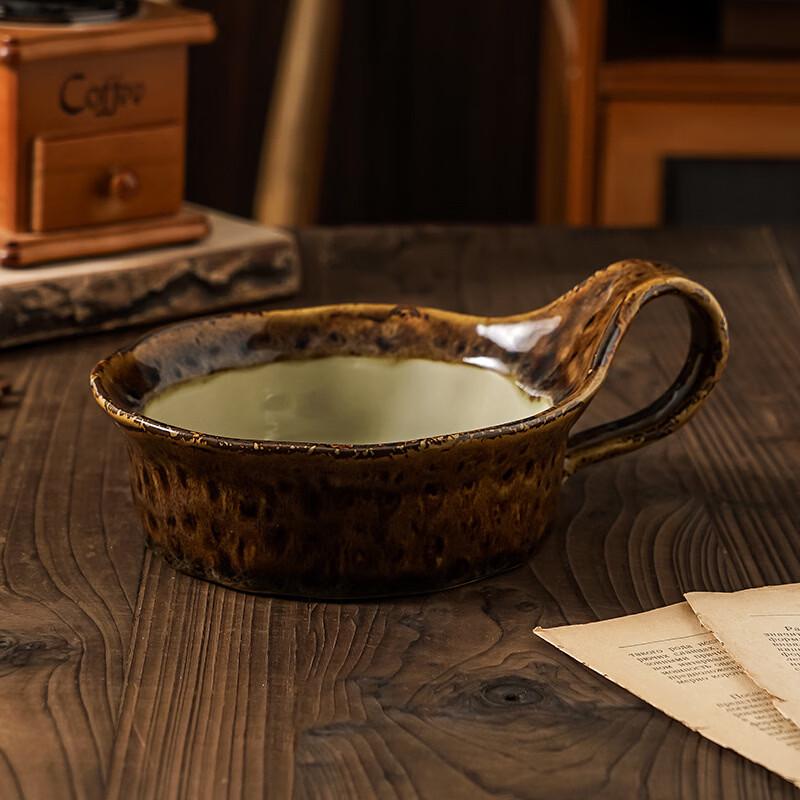 

Shangqi Underglaze Leopard Print Kiln Glaze Ceramic Mug