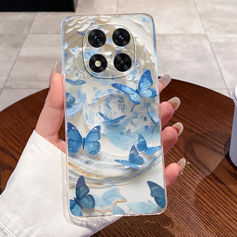 Cover For Xiaomi Poco X7 Case Luxury Aesthetic Cute Cat Fashion Astronaut Transparent Soft Silicone TPU Bumper Casing 24095PCADG