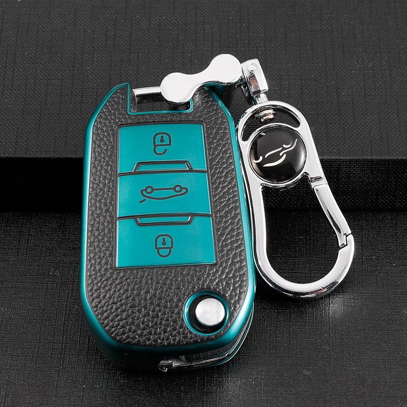Premium Key Case for Citroën: C3-XR, C4L, C5, C4 Sega, Elysée, C6