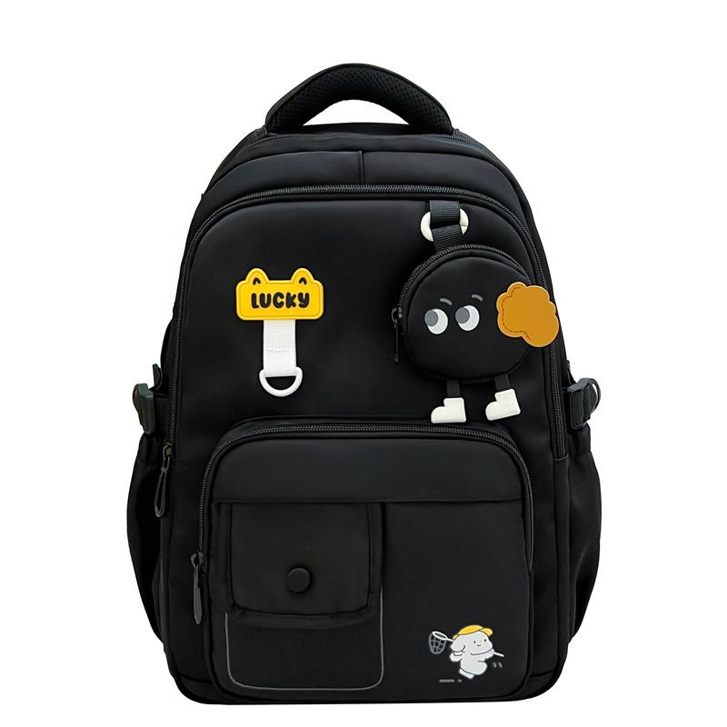 Schoolbag cute color matching primary school bag new large capacity lightweight spine protection campus backpack ins style fashion backpack