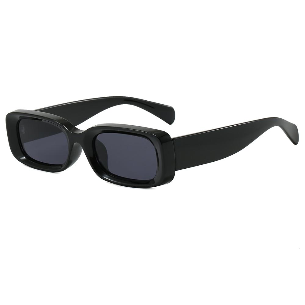 Superhot Eyewear 43761 Fashion 2025 Retro Vintage Thick Rectangle Tinted 400 Protection Sunglasses