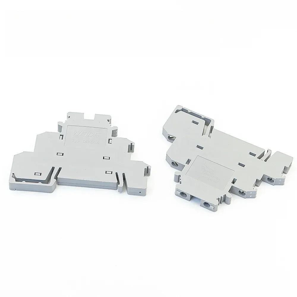 DIKD-1.5 Din Rail Terminal Block Three Layer 3 Level Sensor Actuator Triple Wire Connector DIKD1.5 Wire Conductor 10Pcs