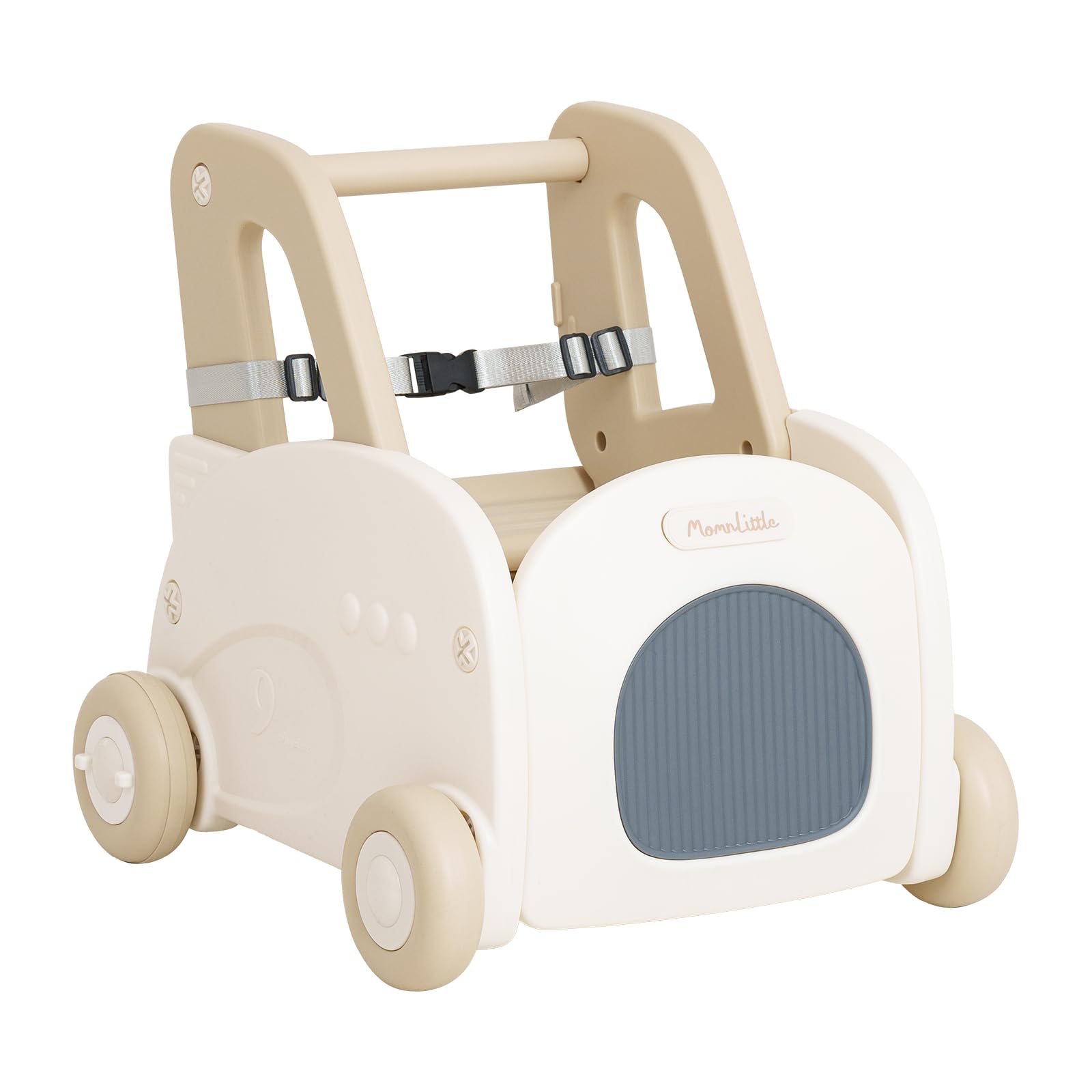 

MomnLittle Тележка-каталка, Игрушка-каталка, Развивающая игрушка, Ходунки для малышей, Ходунки для мальчиков и девочек, Крутая игрушка, Подарок на детский праздник (слоновая кость)