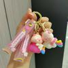 Creative Silicone Rainbow Pig Keychain Cute Cartoon Bag Accessory Perfect Gift Idea