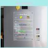 Magnetic Acrylic Schedule Board With Erasable Surface And Storage Box For Daily Planning