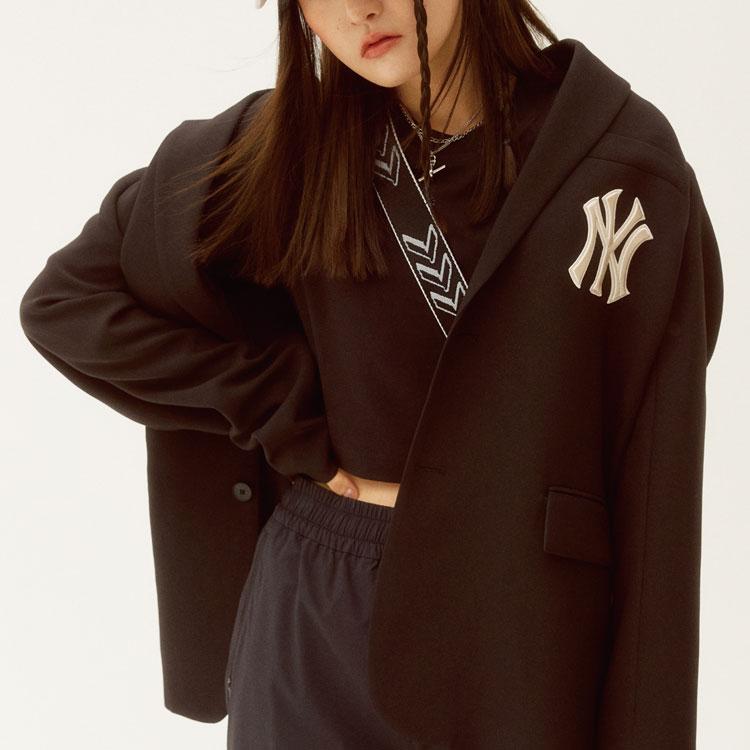 MLB New York Yankees Abito Monopetto Monocolore Unisex Nero 31JK01111-50L