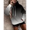 Womens Floral Print Hooded Sweatshirt Soft Comfortable Casual Pullover Daily Wear