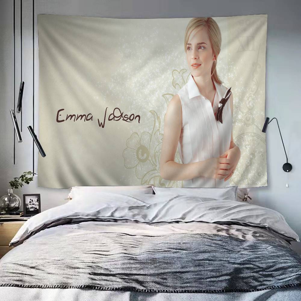 EEmma Watson Actress Colorful Tapestry Wall Hanging Bohemian Wall Tapestries Mandala Wall Art Decor
