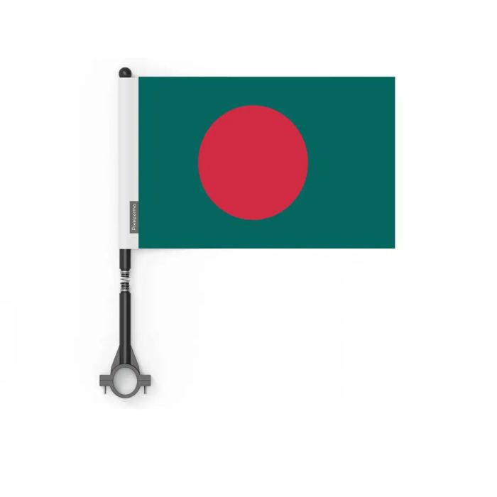 Drapeau - Bangladesh - 14 x 21 cm - Polyester - 20 pièces - Impression recto/verso