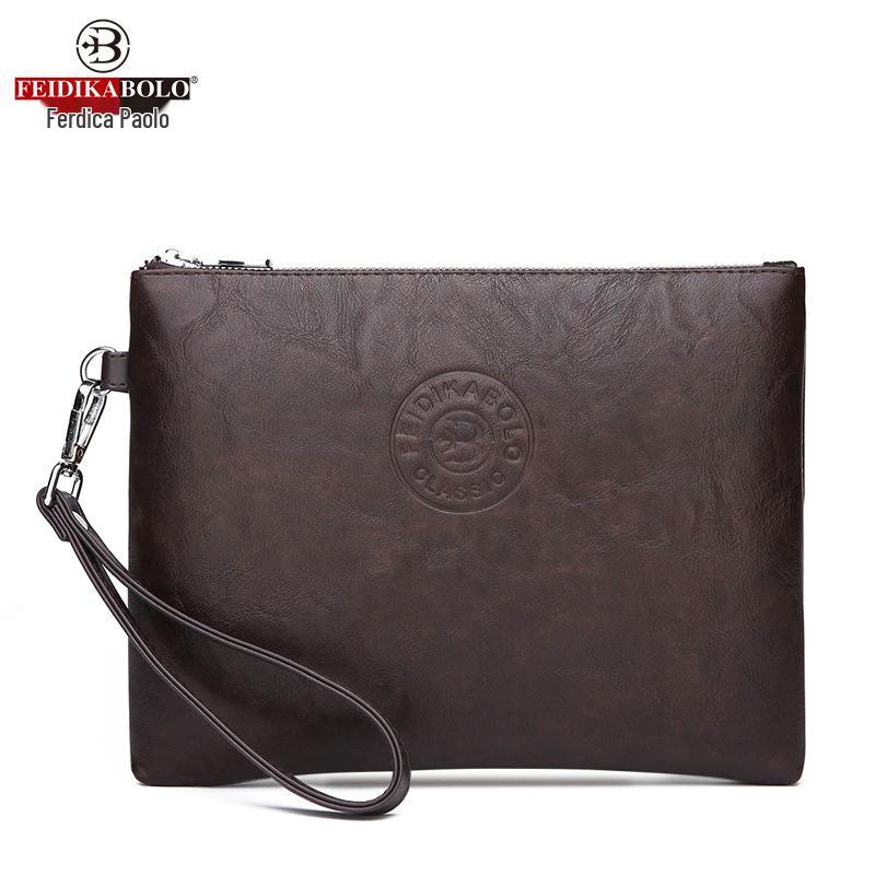 Men's 2023 Casual PU Leather Clutch Bag - Large Capacity Phone Wallet