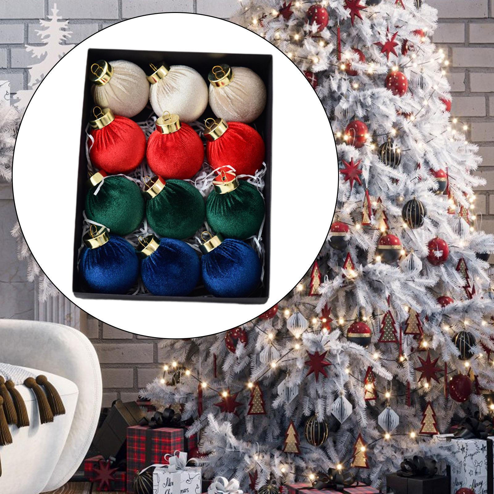 

12 штук Рождественские подвесные украшения Шармы Подвески Декоративные шары для стены Дома Style C