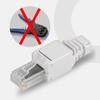 Network Connectors Tool-free Crystal Head UTP Plug PC Housing Power Line Network Adapter Prevent Loosening Coupler for Terminal