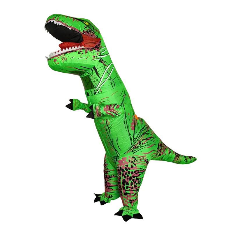 Dětský legrační kostým maskota dinosaura - Tyrannosaurus Rex Halloweenské představení Rekvizity