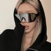 Neuer Stil Outdoor Sport Radsportbrille Winddicht Blendfarben Klettern Sonnenschutz Weiß Quecksilber Sonnenbrille Einteilige Sonnenbrille