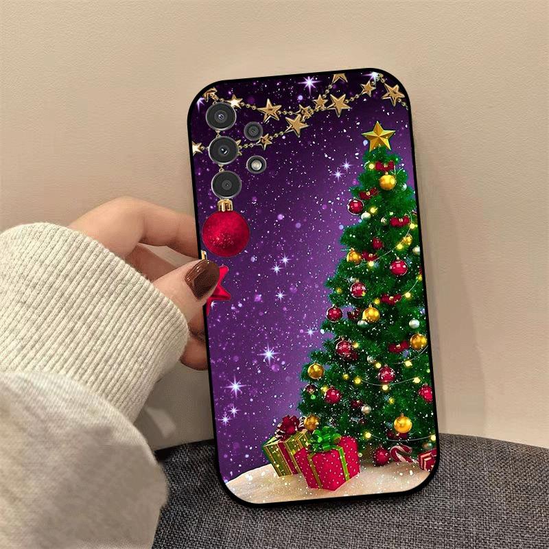 Christmas Phone Case For Samsung Galaxy A22 A32 A52 A13 A23 A33 A53 A14 A24 A34 A54 4G 5G Soft TPU Silicon Protective Case Cover
