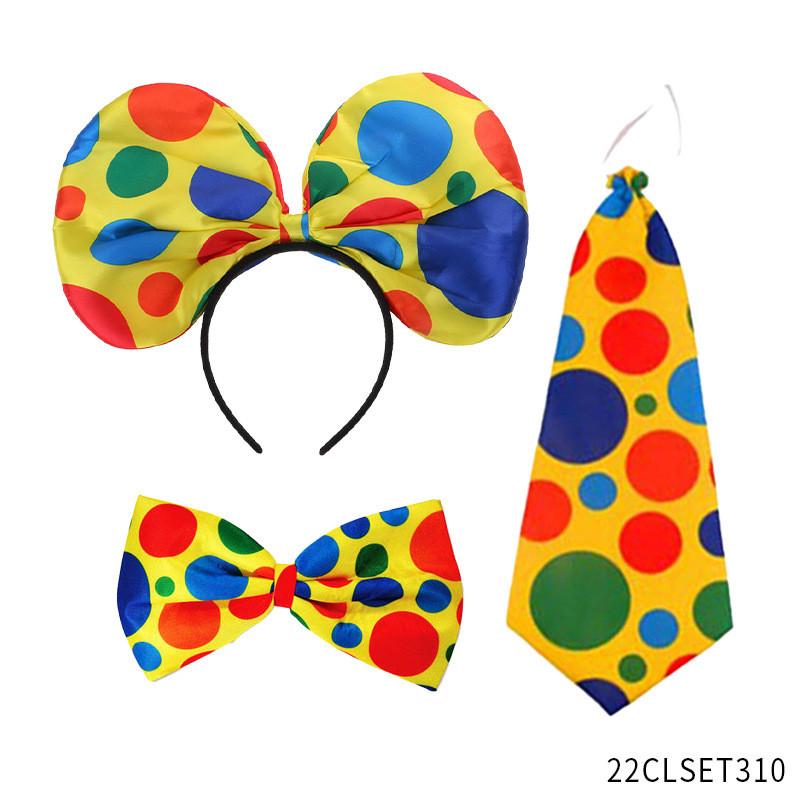 Roleplay Joker Outfit With Clown Nose And Wig Set For Cosplay Costume Events