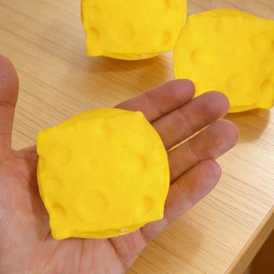Flour Filling Cheese Squeeze Toy Stress Relief Yellow Cheese Cube Fidget Toy Relaxation Simulated Cheese Sensory Toy Soft Stress Ball