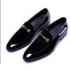 Men Fashion Business Leather Shoes Office Shoes Slip On Loafers Flat Shoes Wedding Dress Shoes Oxford Shoes Man Formal Shoes Big Size Männerschuhe