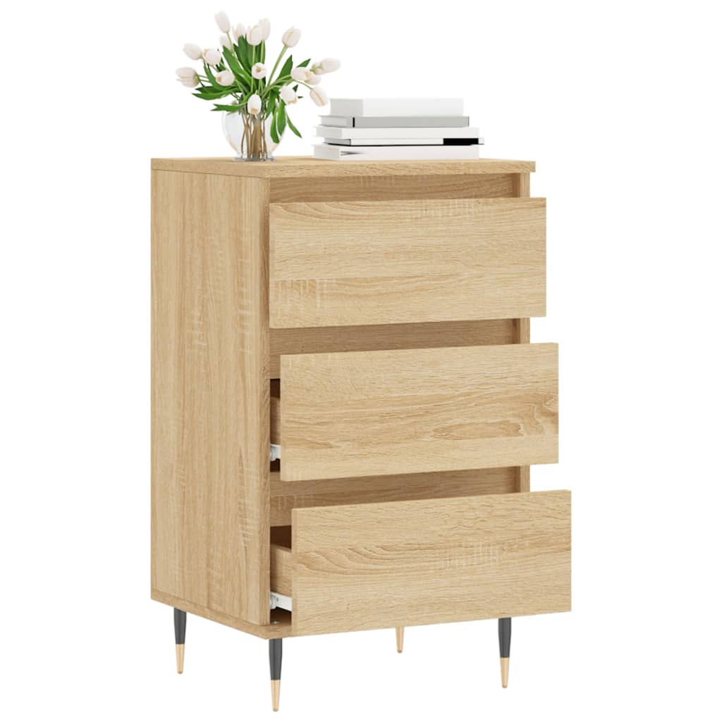 Sideboard in Sonoma Oak Finish 40 x 35 x 70 cm Particleboard