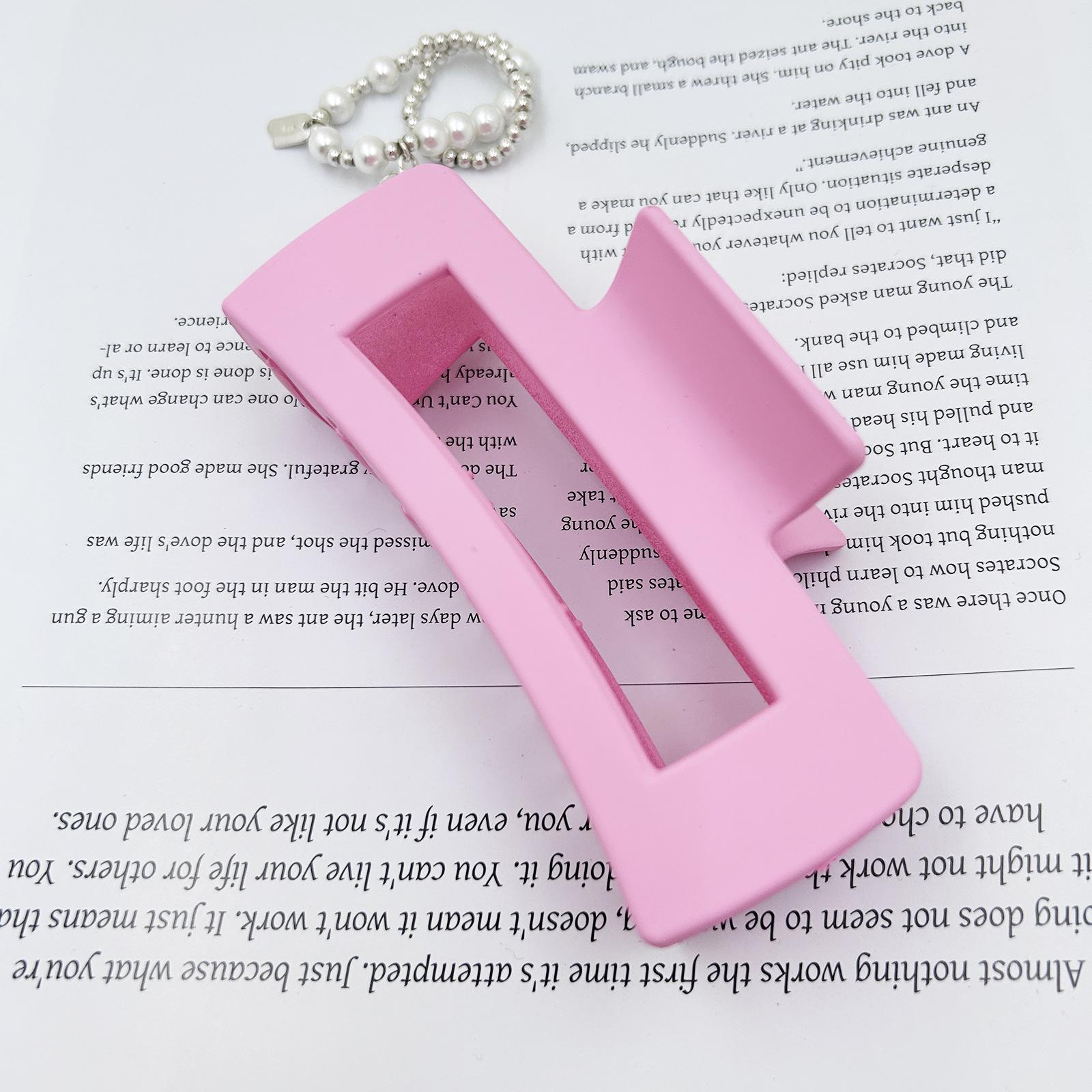Matte Square Claw Clip for Women