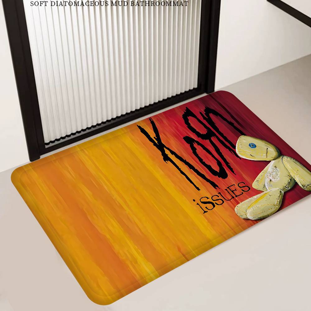 K-Korn Rock Band Room Mats Anti-slip Absorb Water Long Strip Cushion Bedroon Mat Household Carpets