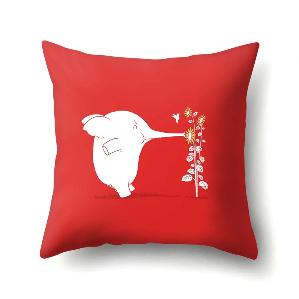 Husă de pernă cu animale cu fructe Husă de pernă pentru birou