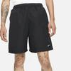 Nike Sportswear Logo Micro Mark Breathable Solid Color Casual Sports Shorts Men Black DM4402-010