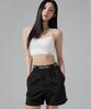 XEXYMIX Logo Banded Woven Shorts Black Xfk2Ps1110