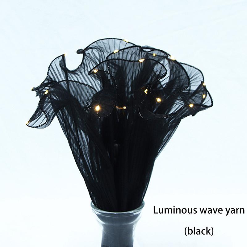 

White Emit LightFloral Packaging For Bouquets Flower Wrapping Paper Wrinkled Gift Packaging