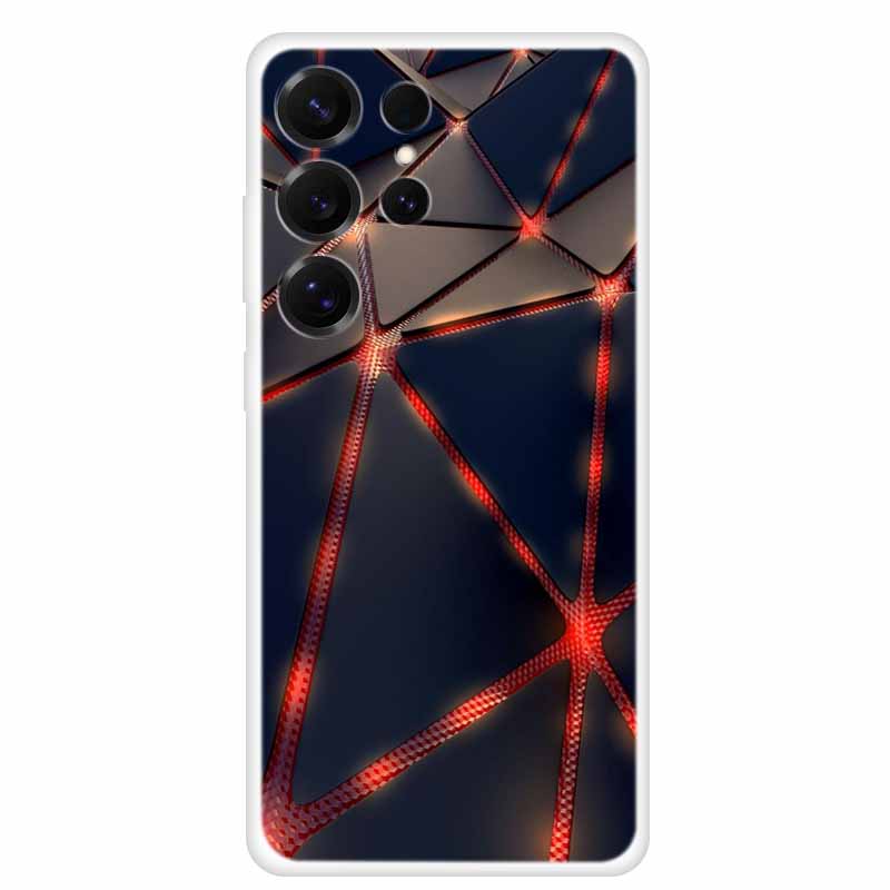 Capa For Samsung Galaxy S26 Ultra Phone Case Clear Soft TPU Silicone Cover for S 26 Ultra Transparent Funda Cartoon Painted Para
