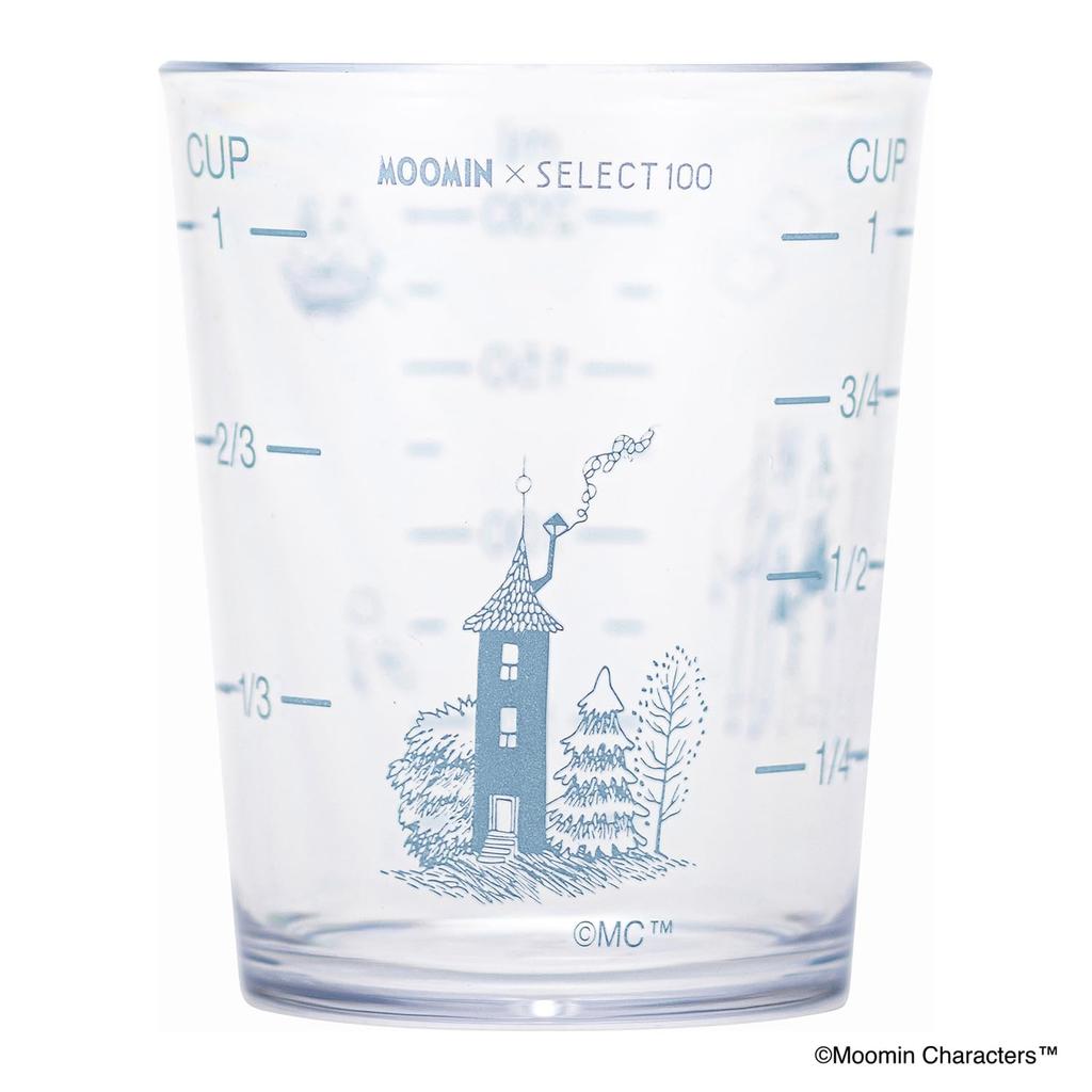Kai Corporation Moomin x SELECT100 Measuring with Dishwasher Easy to DH3211 Cup, 200ml, Lid, Safe, Clean,