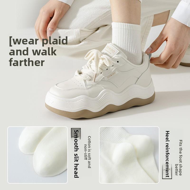 5 Pairs Pairs Women's Mid-short Socks Summer Wicking Women's Spring and Summer Low-top Mid-short Socks