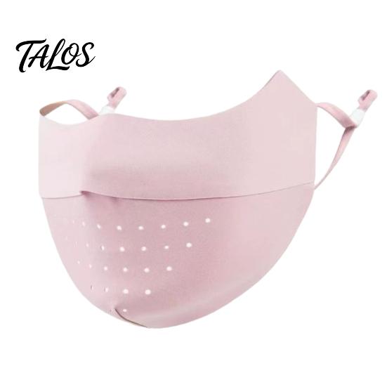 UPF 50 Face Guard Seamless Breathable Holes Design Sunscreen 3D Slim Outdoor Sports Ice Silk Fabric Protector