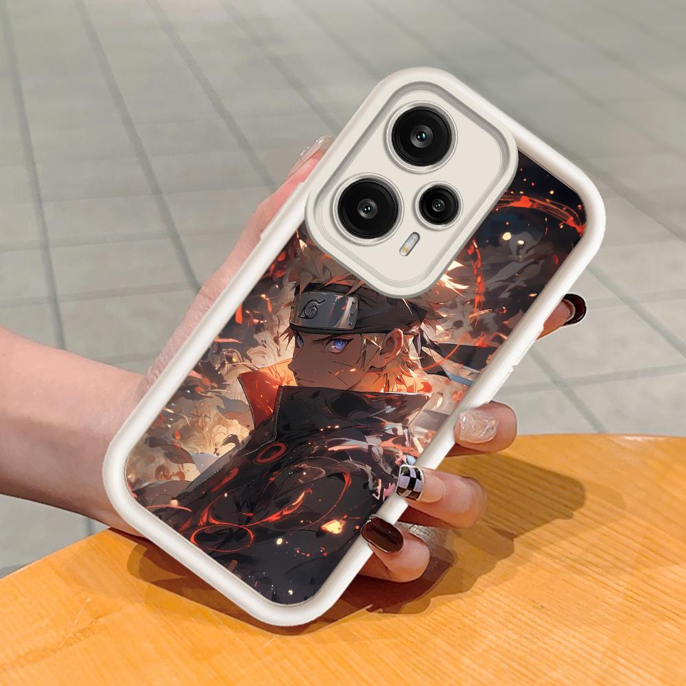 Weiches Silikon-Telefongehäuse mit quadratischem Leiterdruckmuster, vollständige Abdeckung, Kamera, stoßfestes Schutzgummigehäuse für Xiaomi Redmi