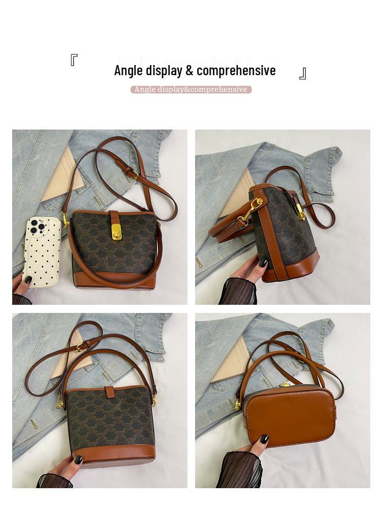 Handtasche im koreanischen Stil, trendig, luxuriös bedruckt: Damen Vielseitige Schulter- & Umhängetasche