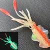 Isca de pesca macia para lula, isca luminosa/uv para lula, isca de pesca para pesca marítima, isca wobbler