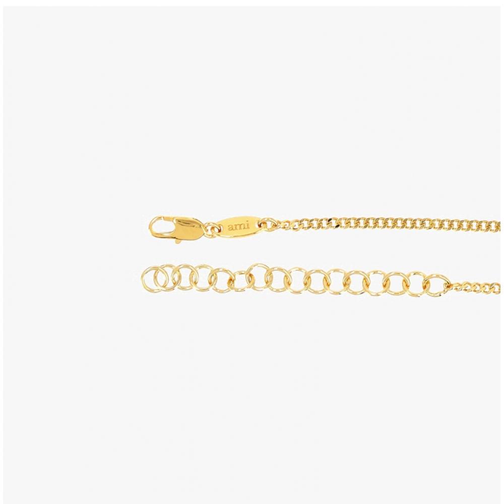 Ami Ujw923 361 902 Ami De Coeur Heart Logo Chain Necklace
