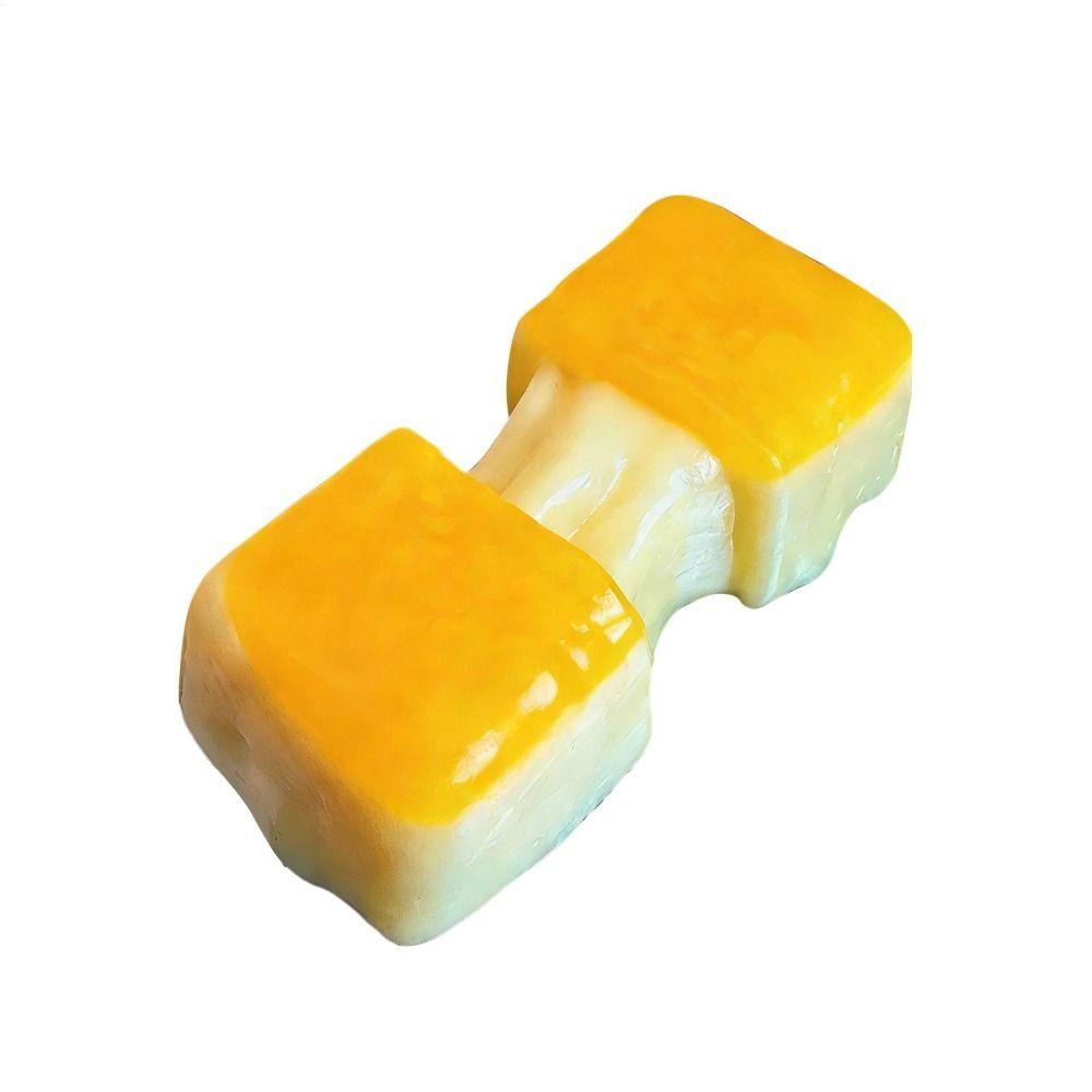 New Soft Rice Cake Stress Relief Stretchy Realistic Squeeze Fidget Slow Rebound Sticky Surface Sensory Hand Play