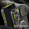 Heavy Duty Armor Magnetic Bracket Case for For Iphone 17 16 1 14 13 12 11 Pro Max Plus Slide Camera Protection PC Cover