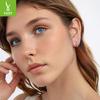 Sparkling Lace Earrings For Women, French Elegance S925 Sterling Silver Earrings Earrings