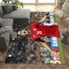 Iranian Football Player Floor Mat Design for Study room Decorate room Dormitory Hallway Anti-slip Rug Decorate Offices