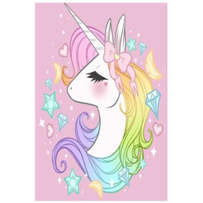 Pittura Diamante 5D Completa Fai da Te Cartone Animato Carino Unicorno Ricamo Punto Croce Decorazione Casa Regalo Fatto a Mano