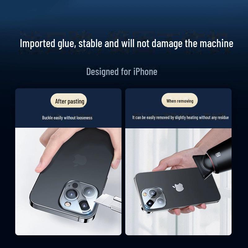 Compatible Protective Lens Film for iPhone 11/13/14 Pro Max - 15 Plus HD Explosion-Proof Rear Camera Cover