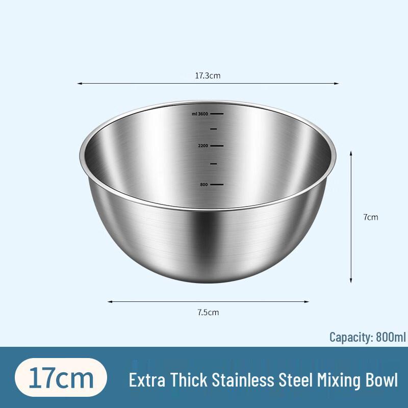 ZISIZ Food Grade Enamel Salad & Mixing Bowl