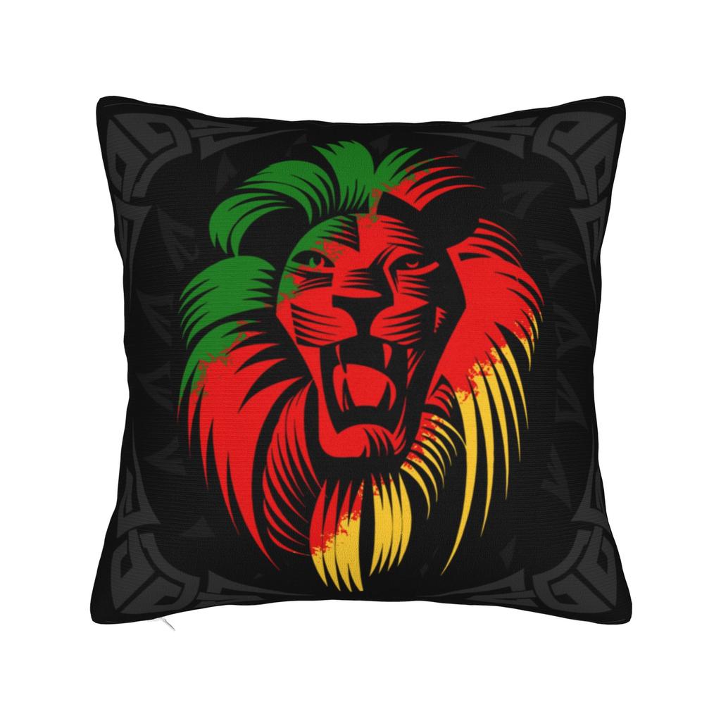 Flag of Reggae of Jamaica Pillowcase Polyester Cushion Cover Decorative Rasta  Pillow Case Cover Home Wholesale 40X40cm